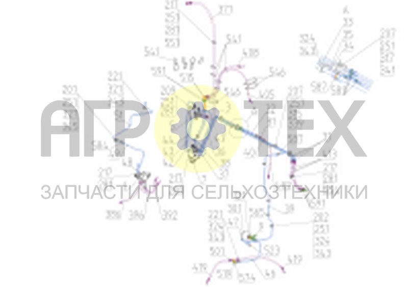 Гидрооборудование основной системы (S300.09.52.100) (№515 на схеме)